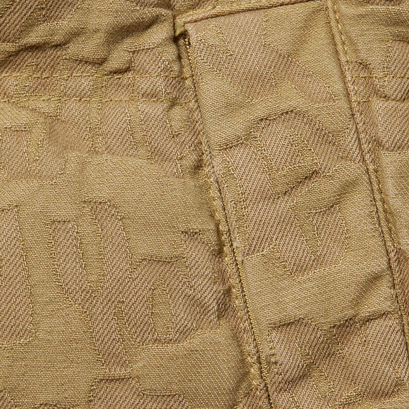 Fat Tip Jacquard Denim Puffer Jacket view 9